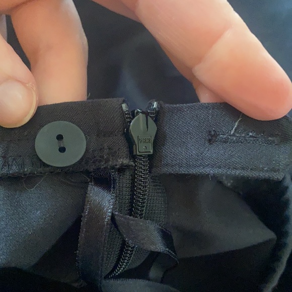 Eileen Fisher Black Ponte Pants - Picture 8 of 9